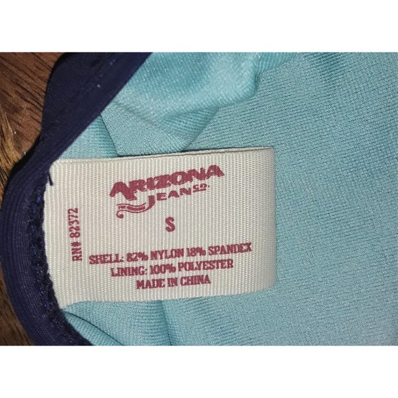 ARIZONA Navy Colorful Tie-Dye Triangle String Y2K Bikini Set - Picture 11 of 11